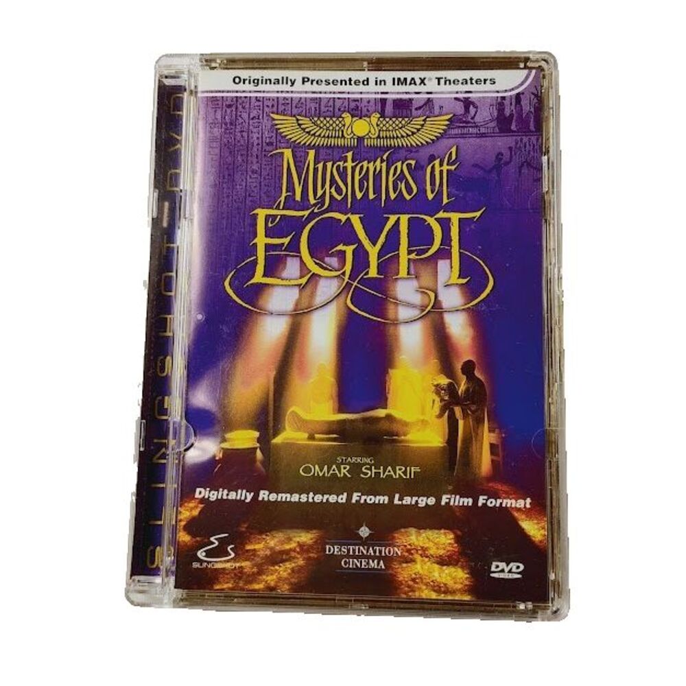 Mysteries of Egypt Documentary DVD 1998 Movie Omar Sharif Vintage